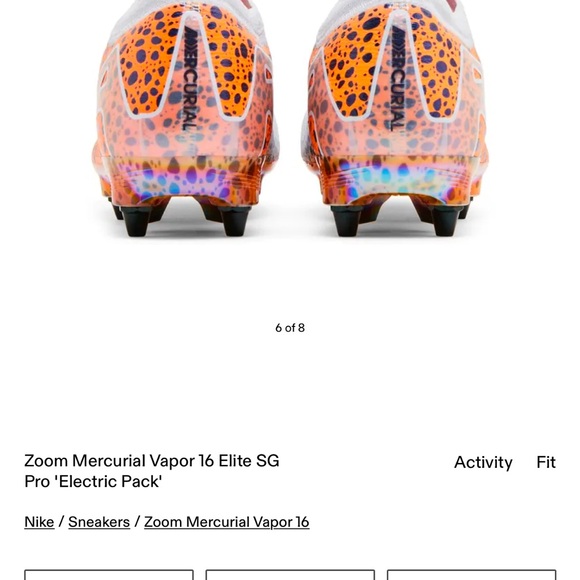 Nike Zoom Mercurial Vapor 16 Elite Soft Ground Pro ‘Electric Pack’ Cleats - Picture 11 of 12